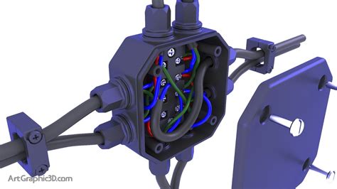 junction box 3d print|3d electrical box.